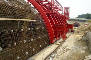 The Votice tunnel – special formwork for the final lining upper vault