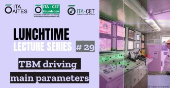 Want to know more about TBM driving parameters ? Join our lunchtime lectures on 10th October !