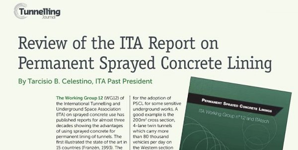 Review of the ITA report on Permanent Sprayed Concrete Lining