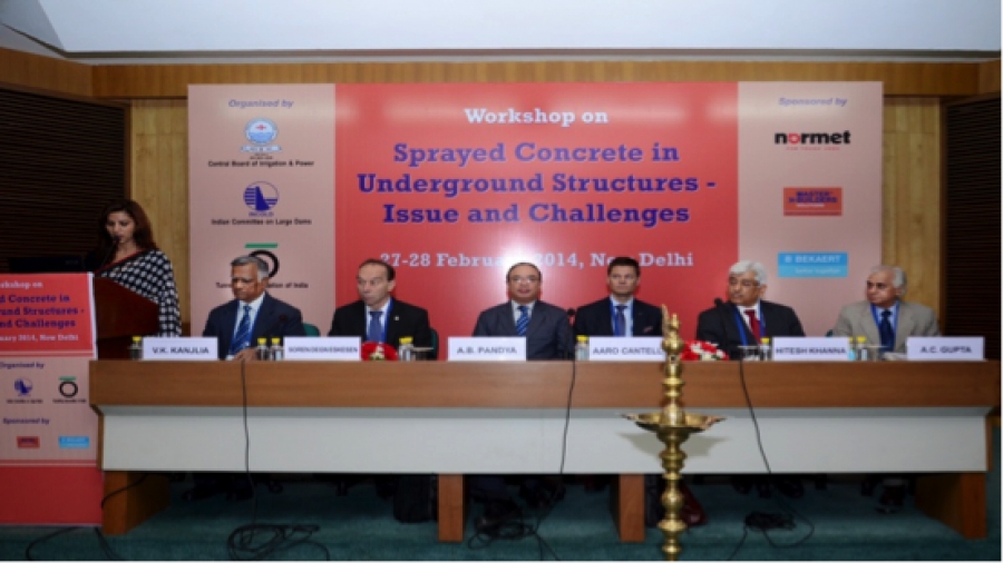 Workshop on Sprayed Concrete in Underground Structures - New Delhi.