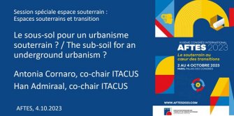 ITACUS holds a presentation at AFTES