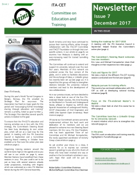 Issue 7 of the ITA-CET newsletter