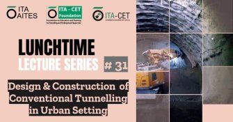 Lunchtime lectures on conventional tunnelling in an urban setting -12th December 2023