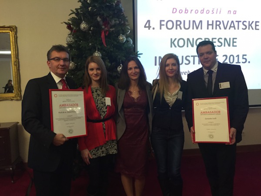 WTC 2015 has been rewarded by the Croatian Forum of Congress Industry